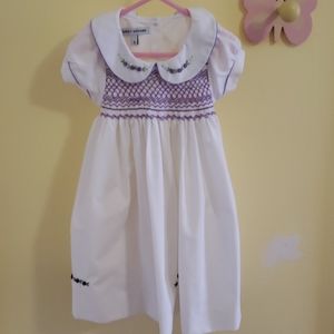 Purple flowered Spring dress